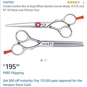 💕SOLD💕cricket centrix roc-it dog shear set